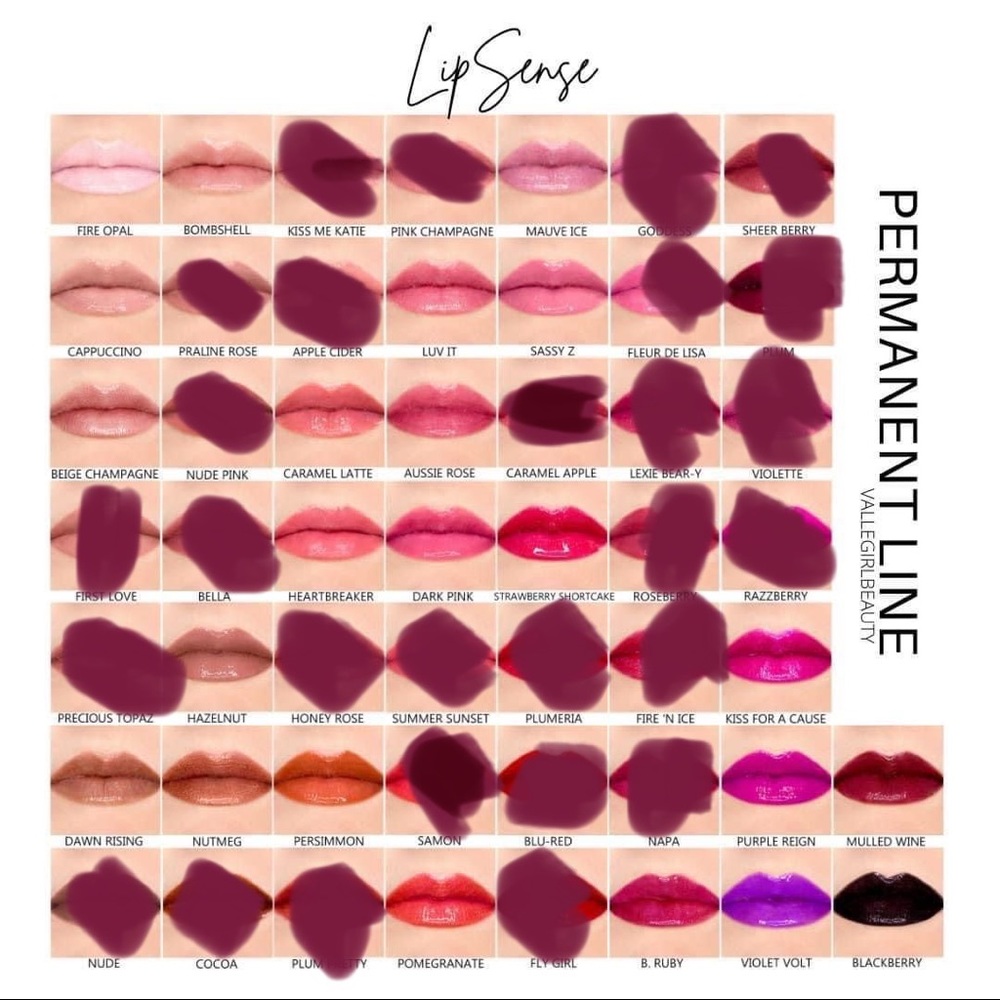 LipSense colors